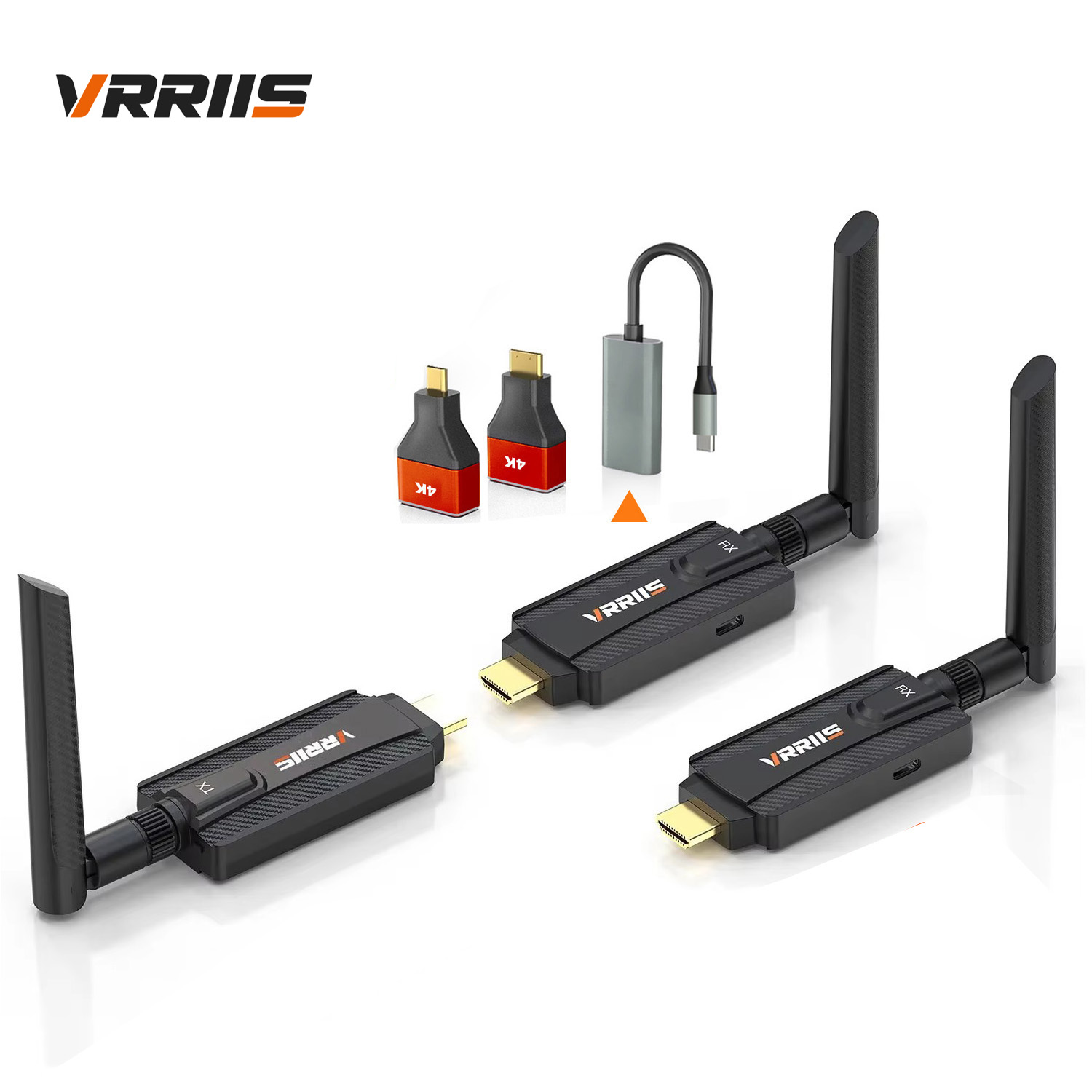 Laptop Accessories Computer - 5G 200M اللاسلكية HDMI الارسال والاستقبال