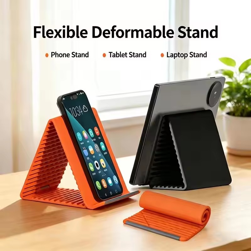 Laptop Accessories - حامل هاتف محمول مرن من السيليكون