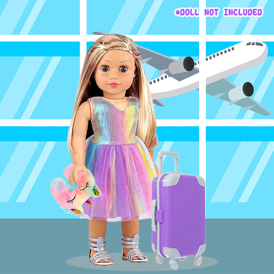 ملابس وإكسسوارات للدمى مقاس 18 - مراجعة Laptop Accessories Girls وسعره