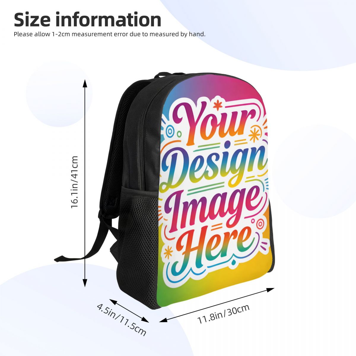 حقيبة ظهر مخصصة بصورةك وشعارك  - مراجعة Laptop Accessories Images وسعره