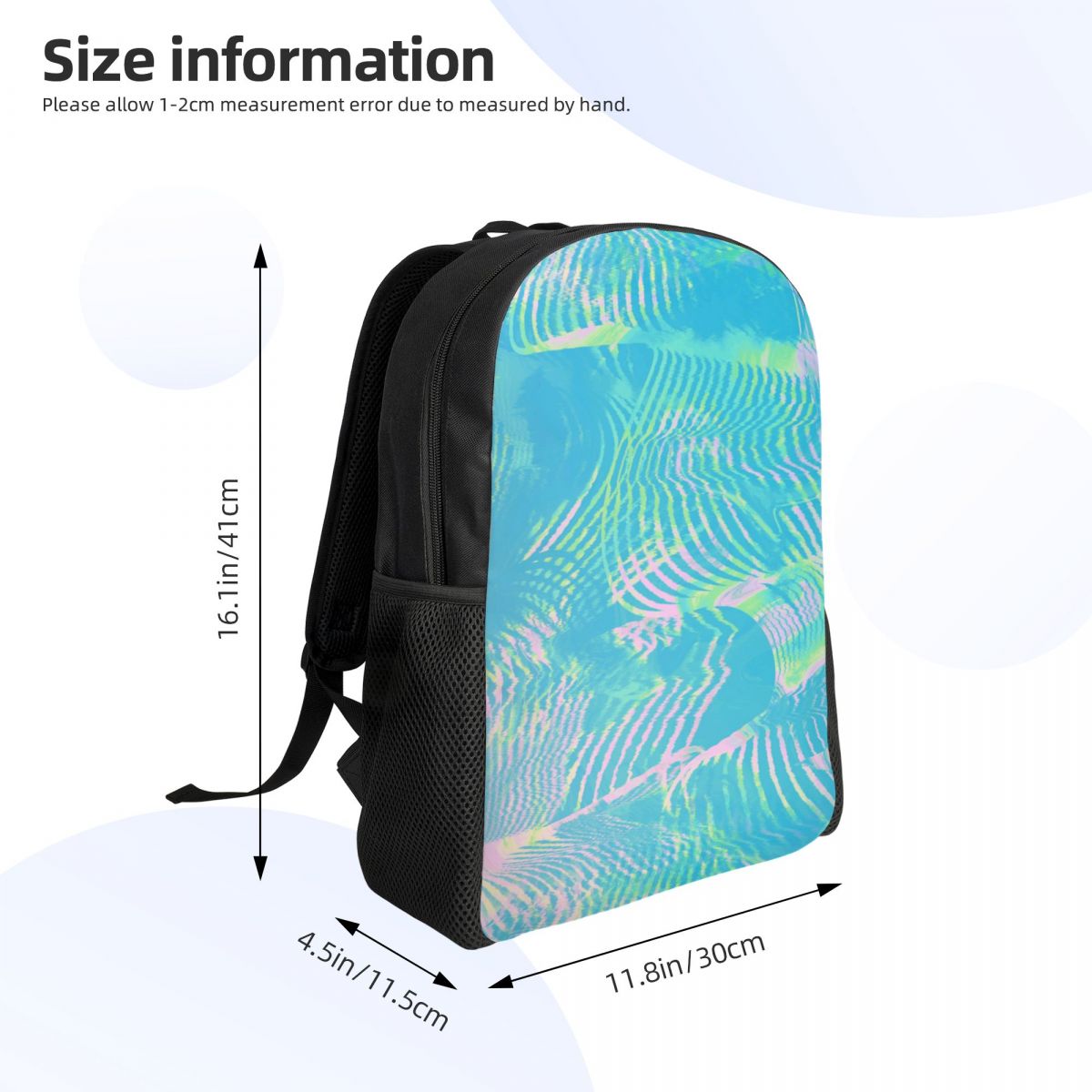 حقيبة ظهر مخصصة ذات نسيج تجريد - مراجعة Laptop Accessories Bag For Men وسعره