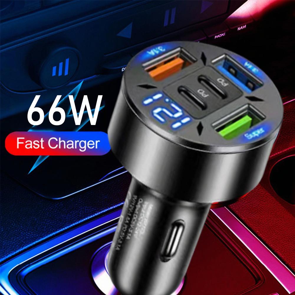 شاحن سيارة بـ 5 منافذ لهواتف آ - مراجعة Usb C Power Adapter وسعره
