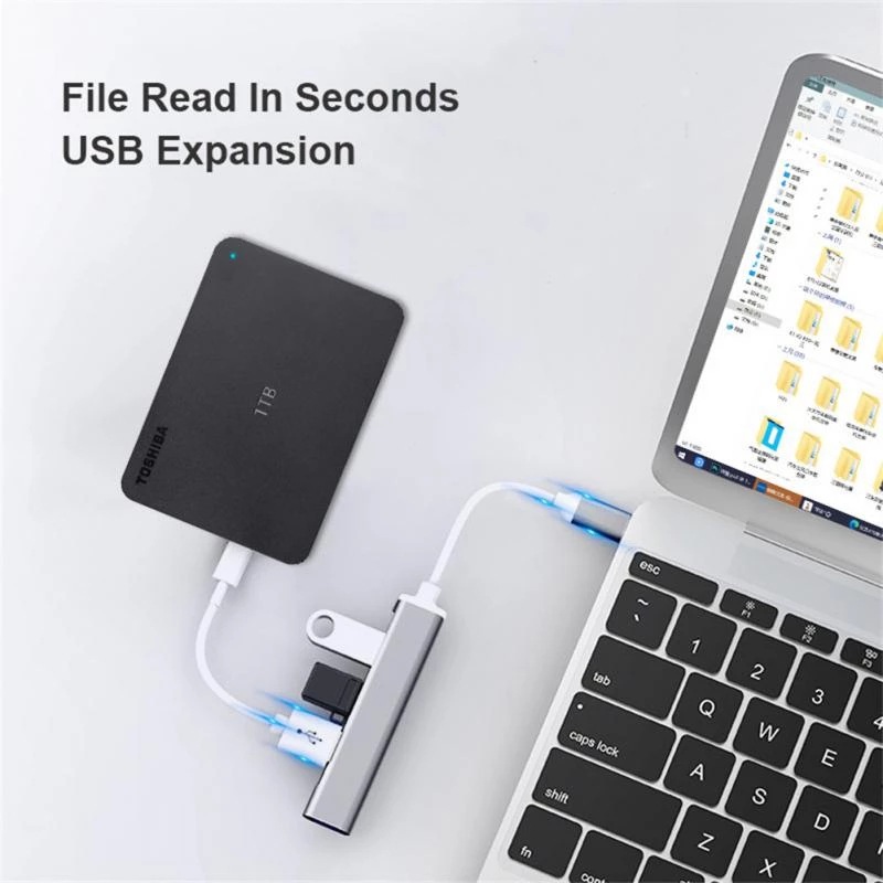 موزع موصل Type-C متعدد الوظائف - مراجعة Laptop Accessories Productivity وسعره