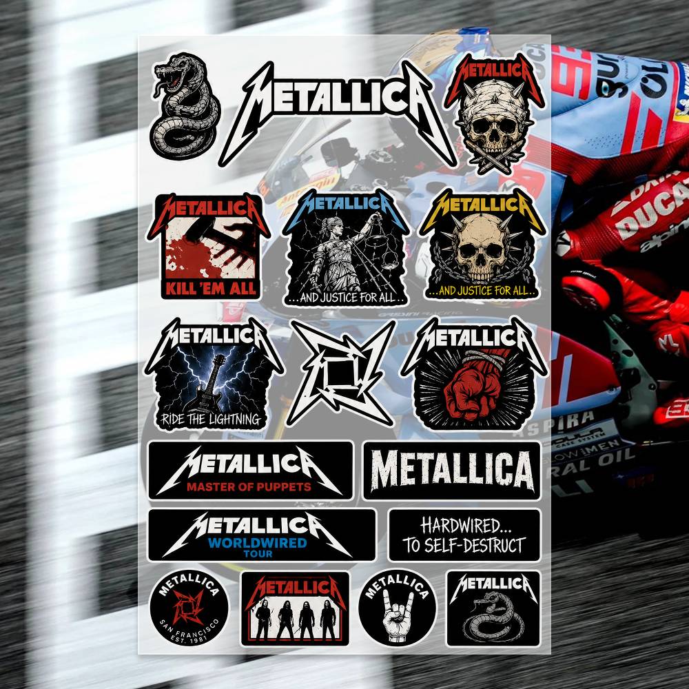 ملصقات M-Metallica للدراجات ال - مراجعة Laptop Accessories Wallpaper وسعره