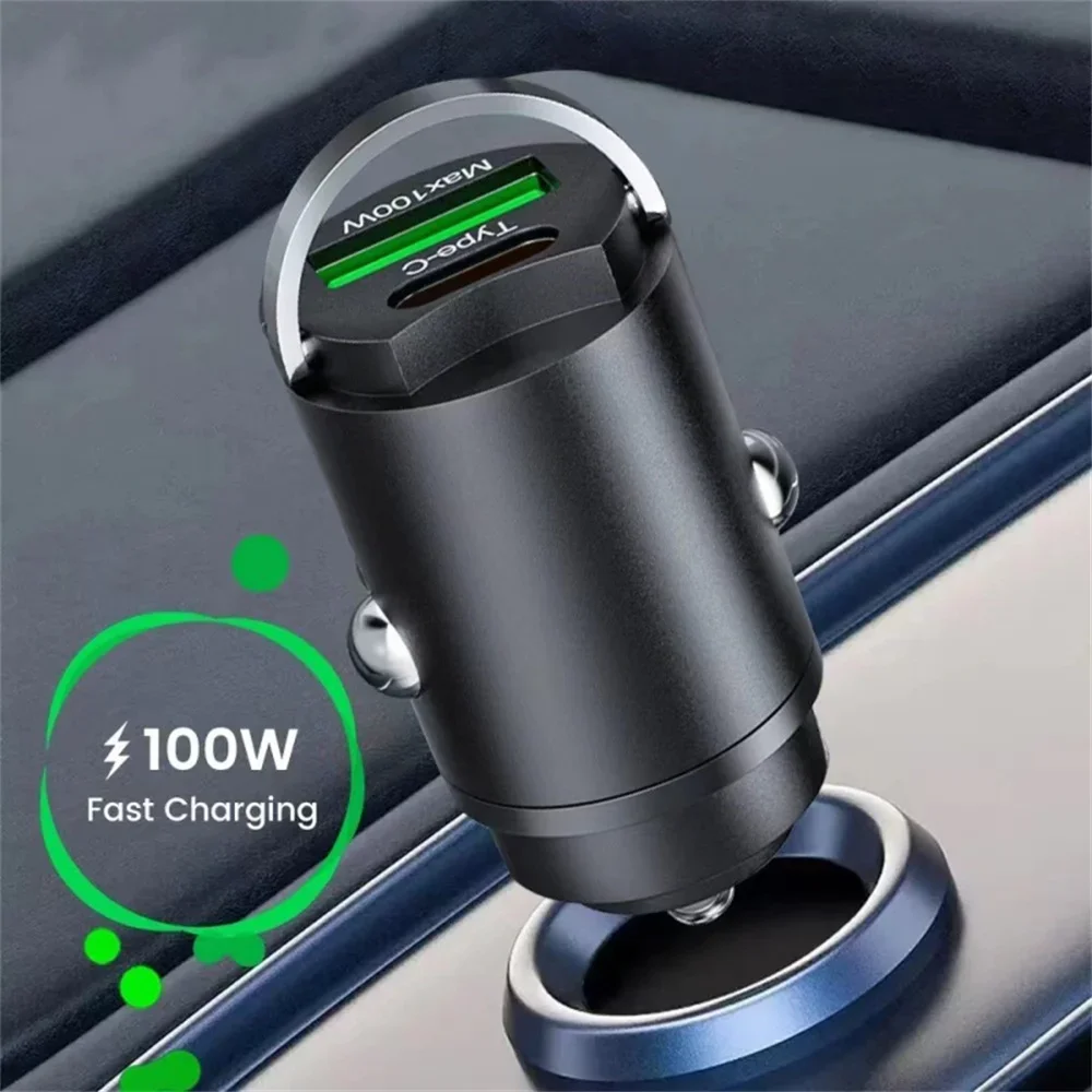 شاحن سيارة صغير بقوة 100 واط م - مراجعة Usb C Power Adapter وسعره