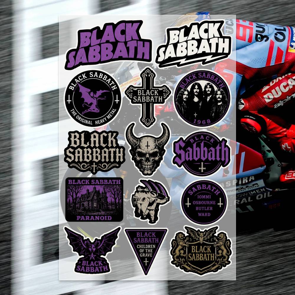 ملصقات B-LACK S-ABBATH للدراجا - مراجعة Laptop Accessories Wallpaper وسعره