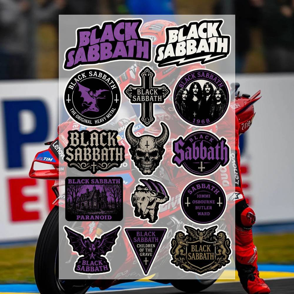 ملصقات B-LACK S-ABBATH للدراجا - مراجعة Laptop Accessories Wallpaper وسعره