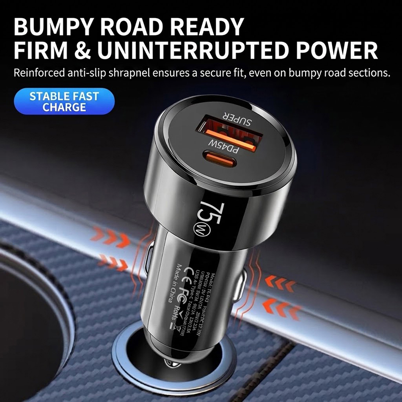 شاحن سيارة ثنائي المنفذ بقوة 7 - مراجعة Usb C Power Adapter وسعره