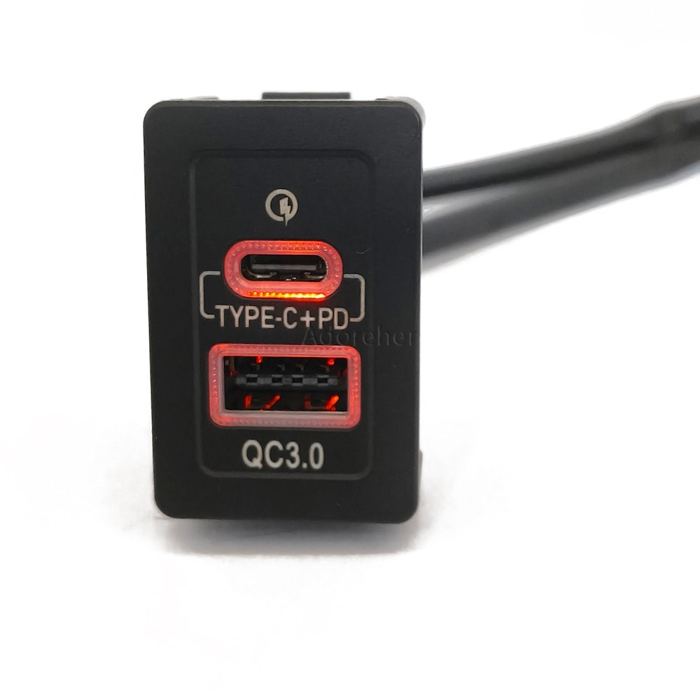 شاحن سريع للسيارة من نوع TYPE- - مراجعة Usb C Power Adapter وسعره